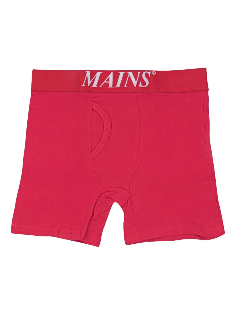 MAINS logo-waistband boxers - レッド MAINS logo-waistband boxers - レッド