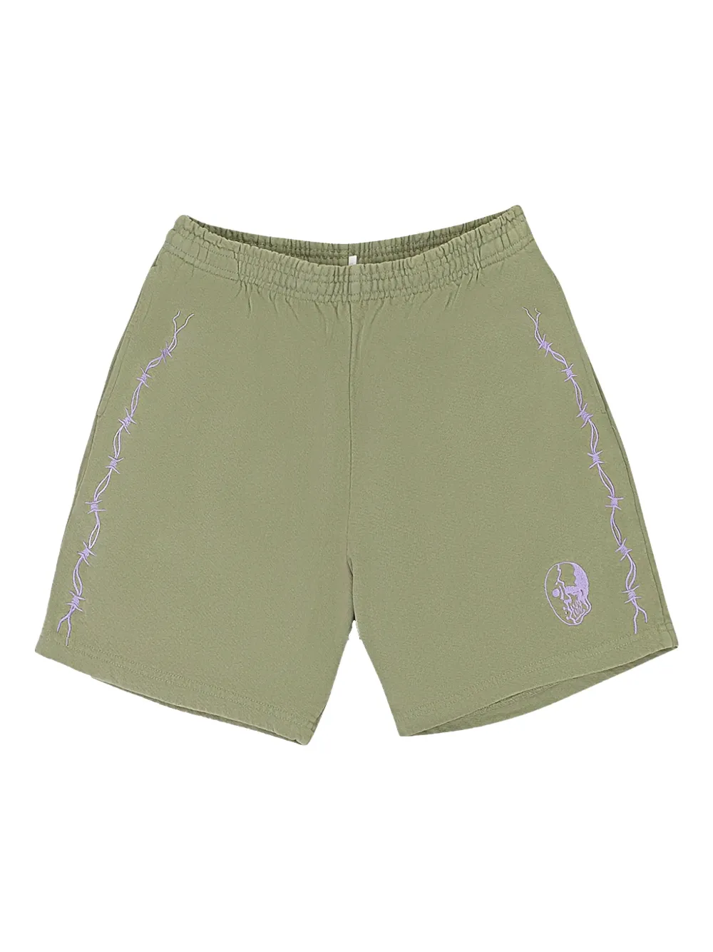 Barbed Wire Hockey Mask "Olive" shorts