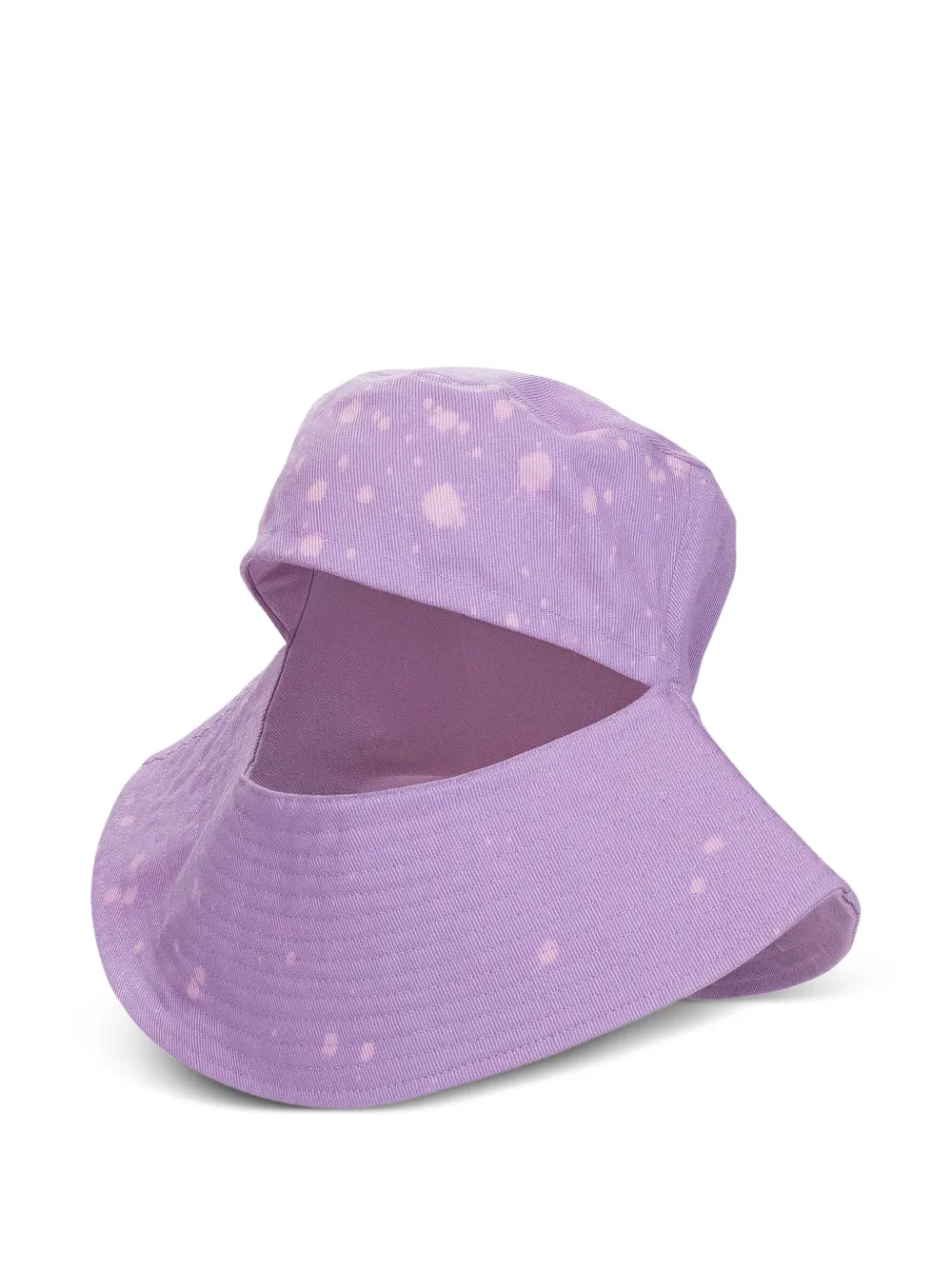 Who Decides War Peek Through bucket hat | Purple | Image 1