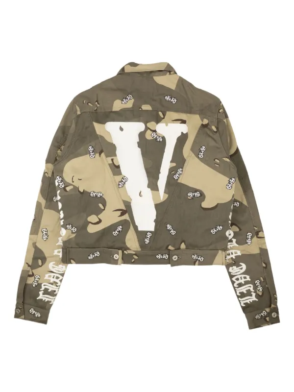 STADIUM® x Vlone 'Camo' デニムジャケット | グリーン | FARFETCH JP