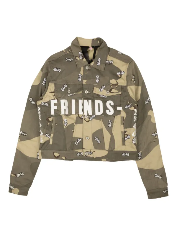 STADIUM® x Vlone 'Camo' デニムジャケット | グリーン | FARFETCH JP