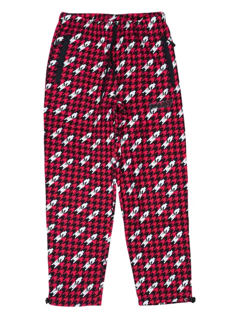 MAINS houndstooth "Black" track pants