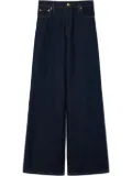 St. John high-rise wide-leg jeans - Blue