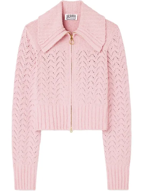 St. John Re-Edition Chevron cardigan