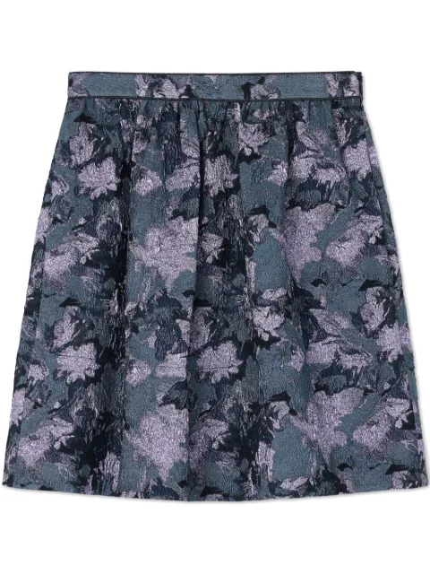 St. John falda con estampado floral