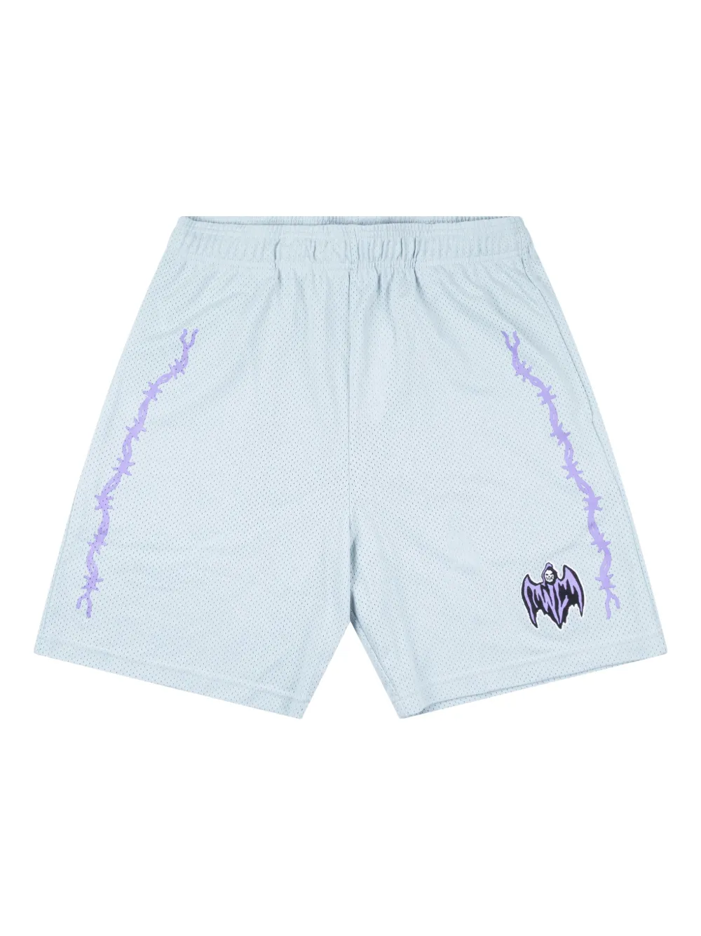 Warren Lotas Bat Reaper Mesh Shorts In Green