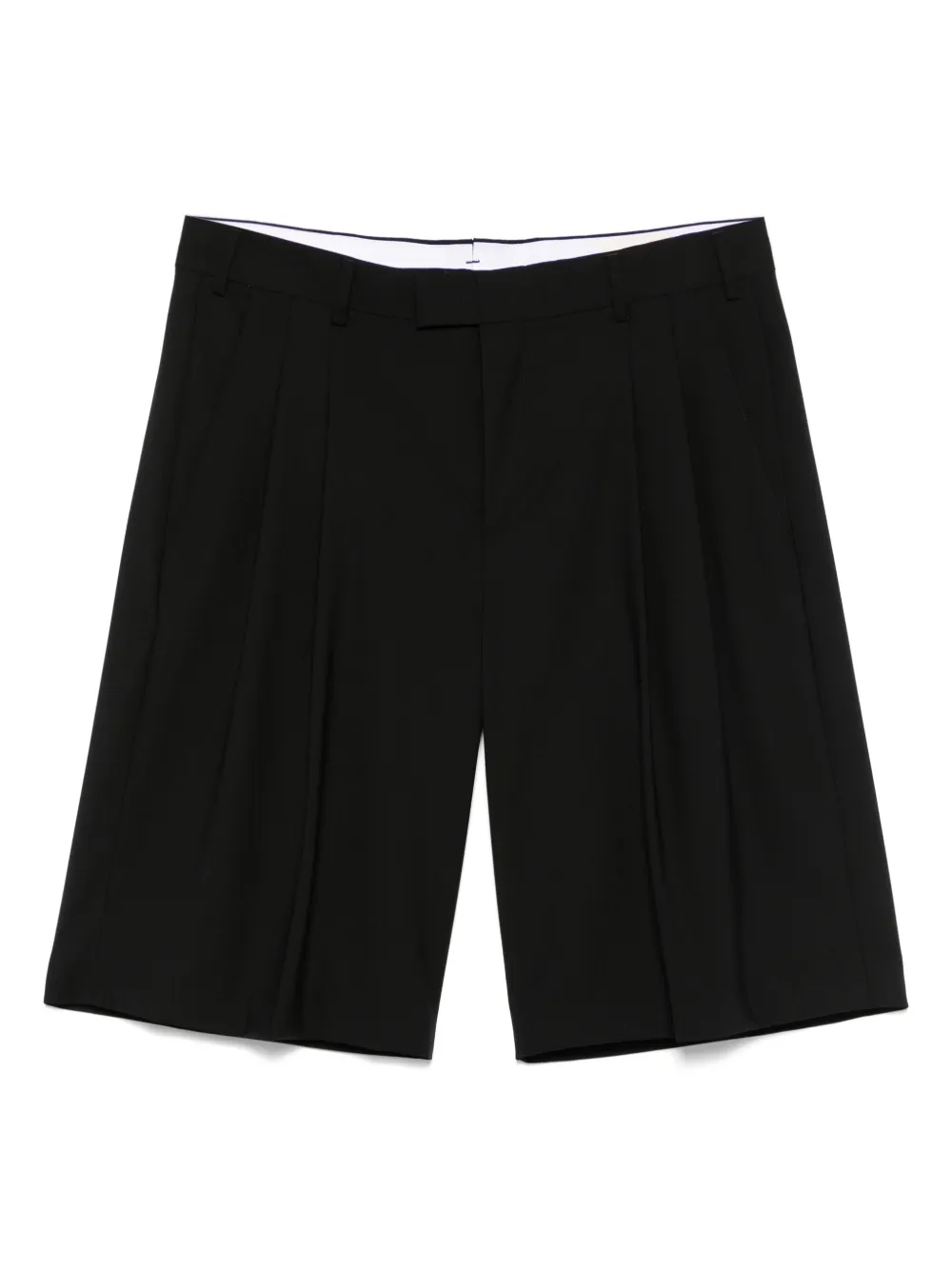 A Paper Kid pleat-detail shorts | Black | Image 1