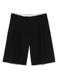 A Paper Kid pleat-detail shorts - Black