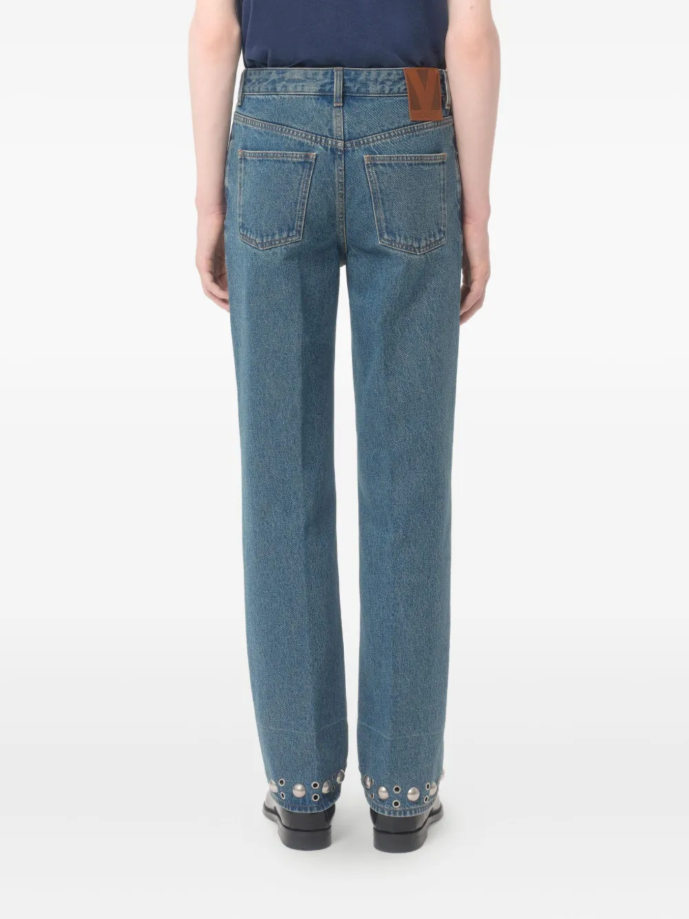 Valentino Garavani Straight jeans Blauw