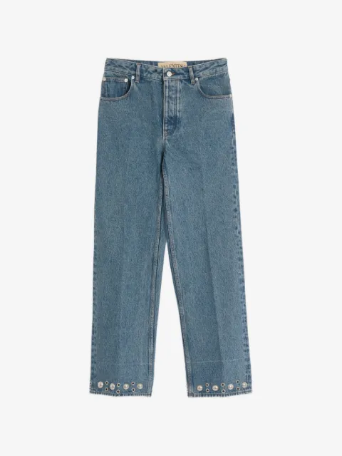 Valentino Garavani cabochon-detail jeans