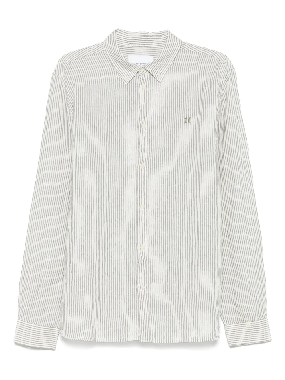 Les Deux Camisa com listra | Verde | Image 1