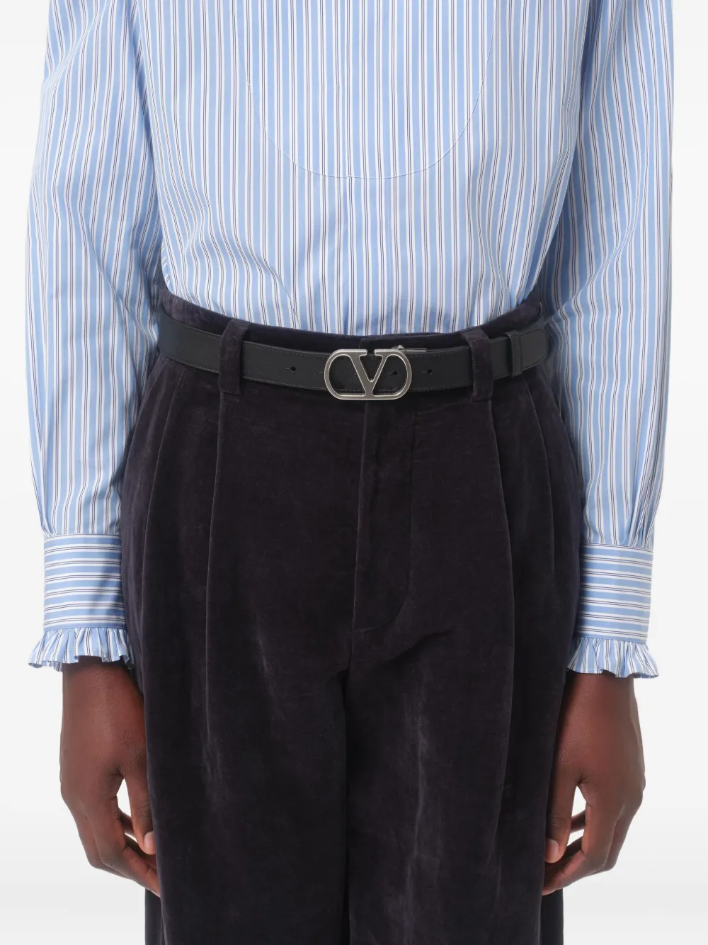 Valentino Garavani VLogo Signature belt Zwart