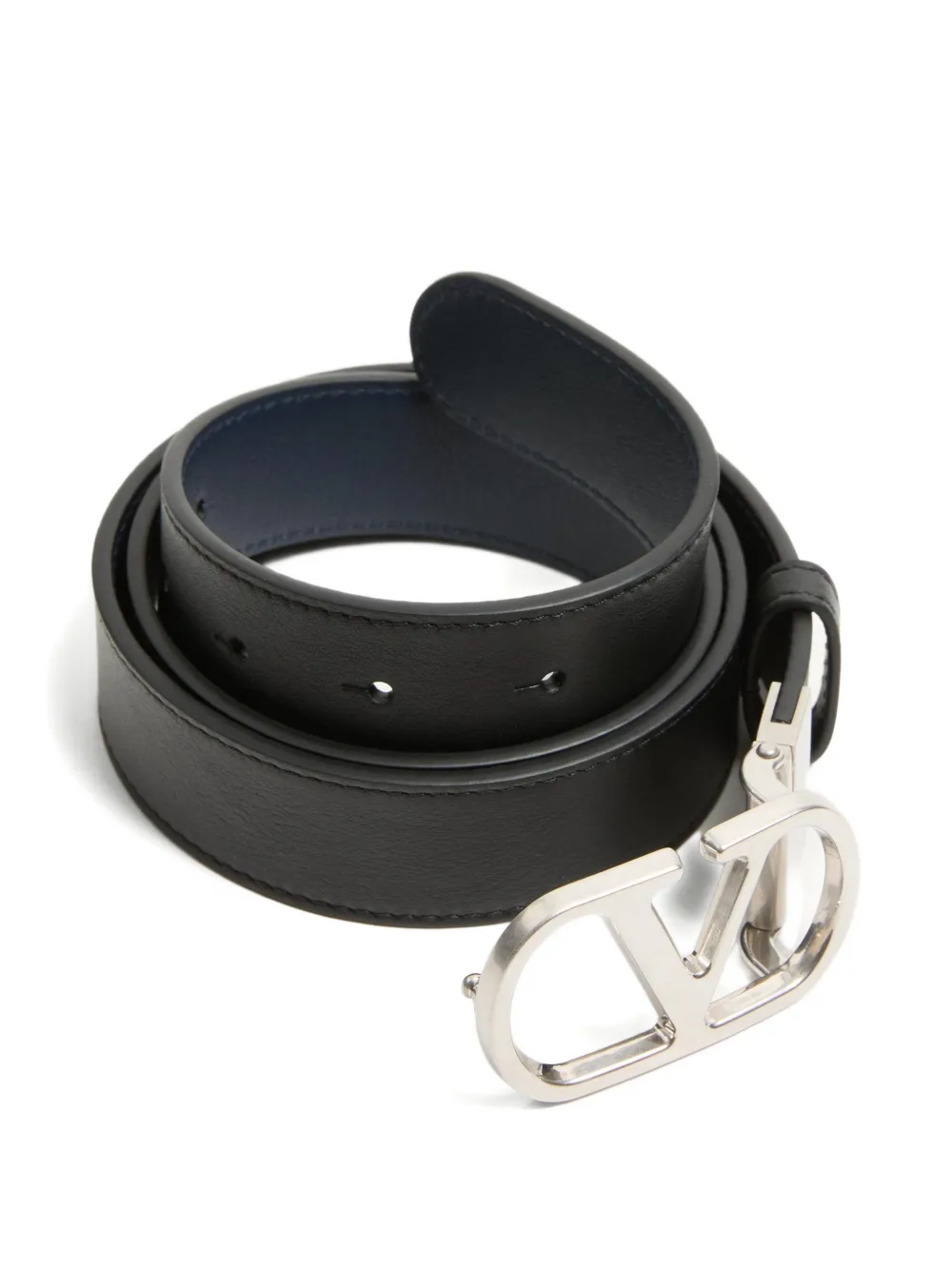 Valentino Garavani Vロゴ シグネチャー ベルト 30mm | ブラック