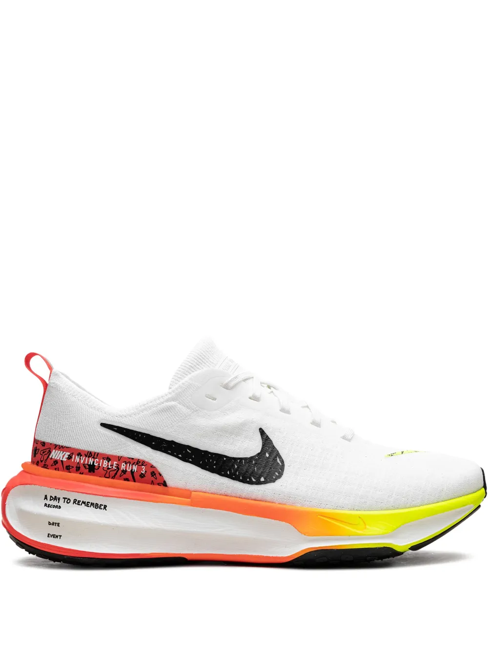 Nike Invincible Run 3 "Bright Crimson" sneakers White