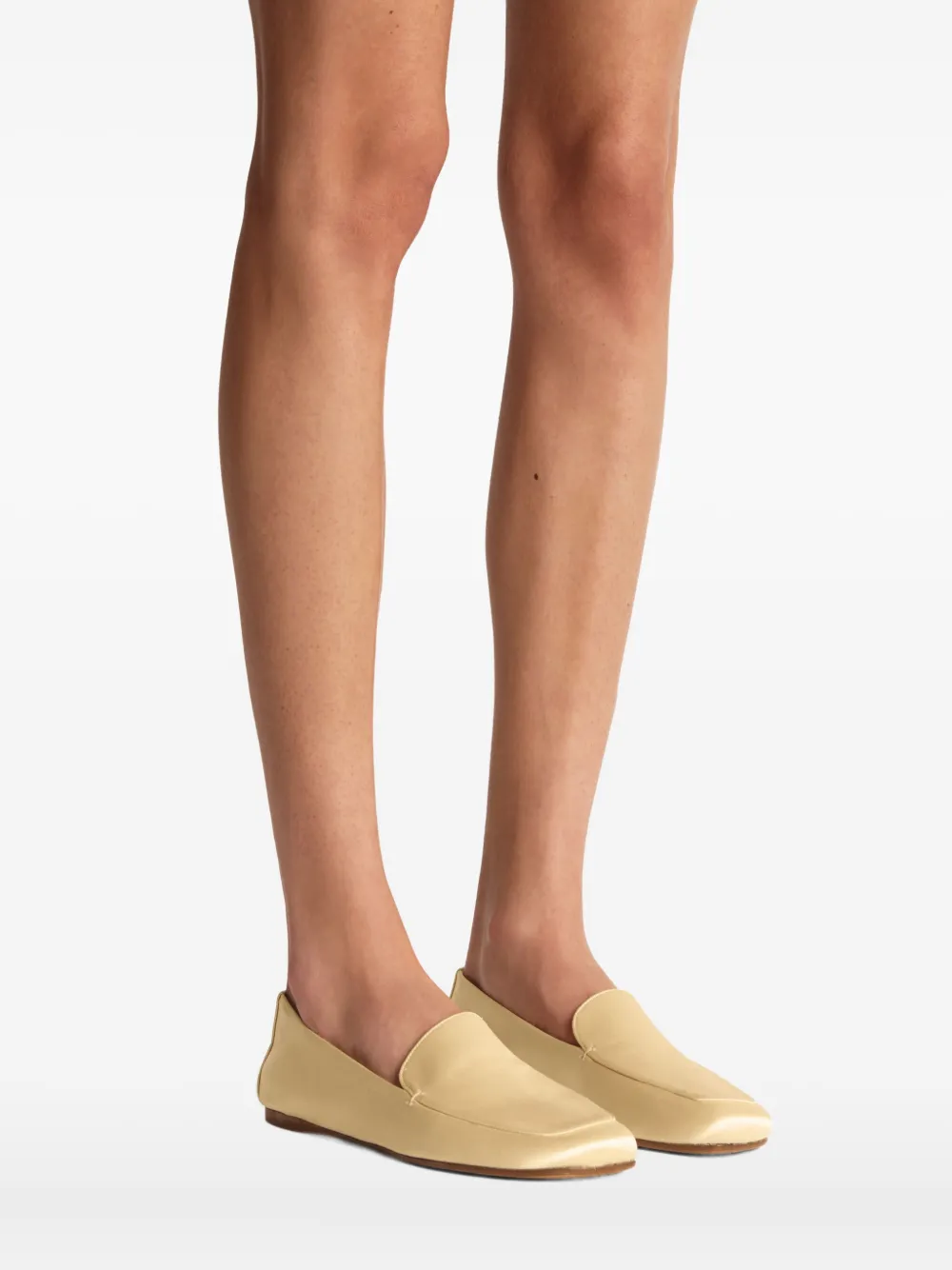 KHAITE Monroe slip-on loafers Yellow