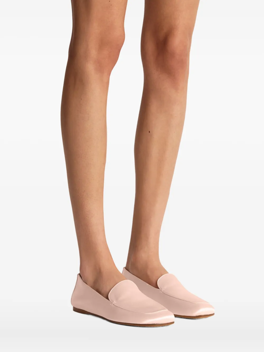 KHAITE Monroe slip-on loafers Pink