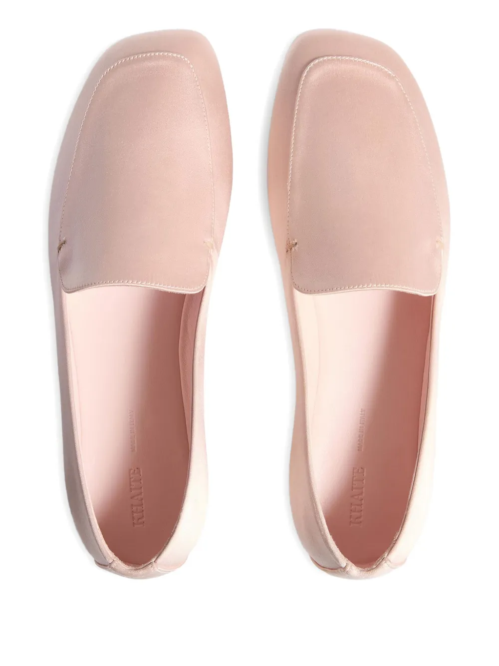KHAITE Monroe slip-on loafers Pink