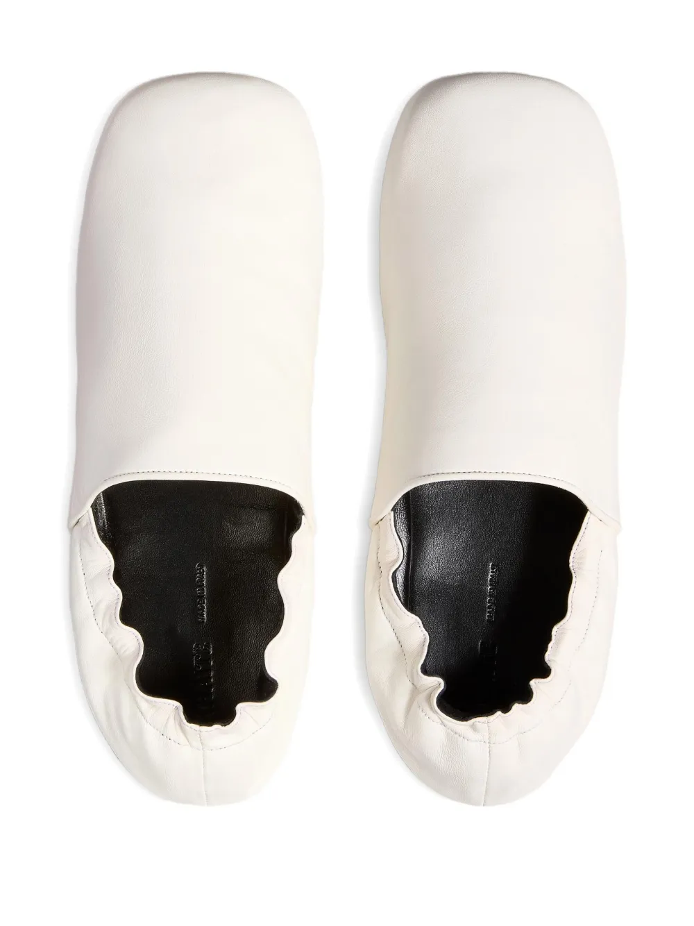 KHAITE Banks ballet flats White