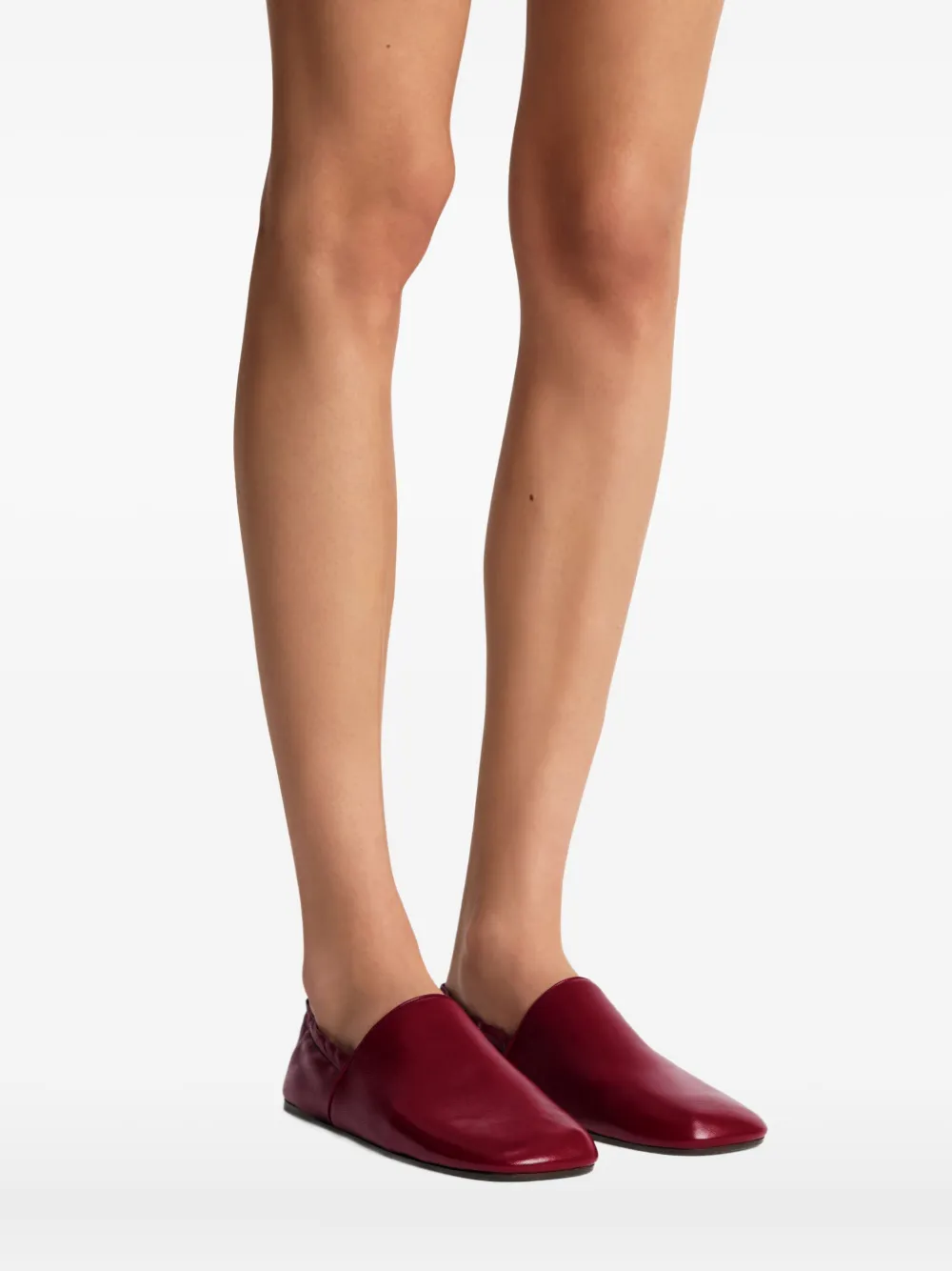 KHAITE Banks ballet flats Red