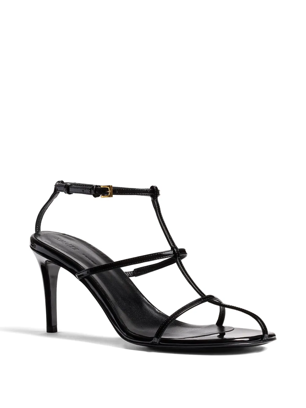 KHAITE 75mm Cage sandals Black