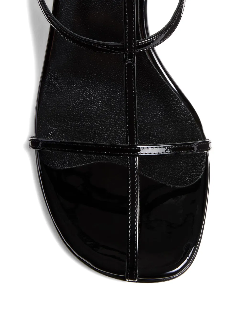 KHAITE 75mm Cage sandals Black