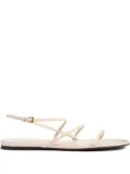 KHAITE Loop flat sandals - Neutrals