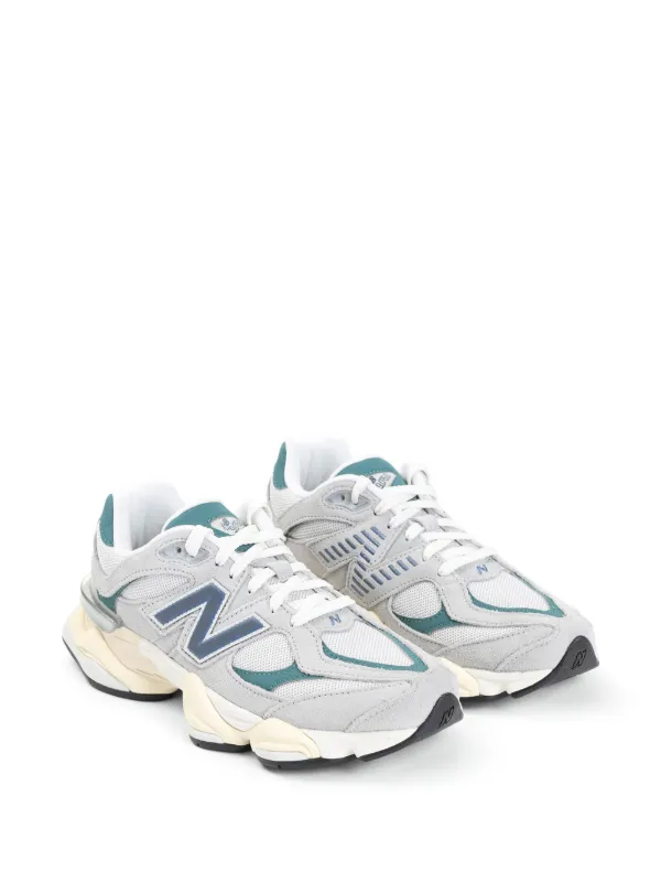 New Balance 9060 ホワイト/グレー/グリーン New Balance 9060 sneakers in white with green and gray