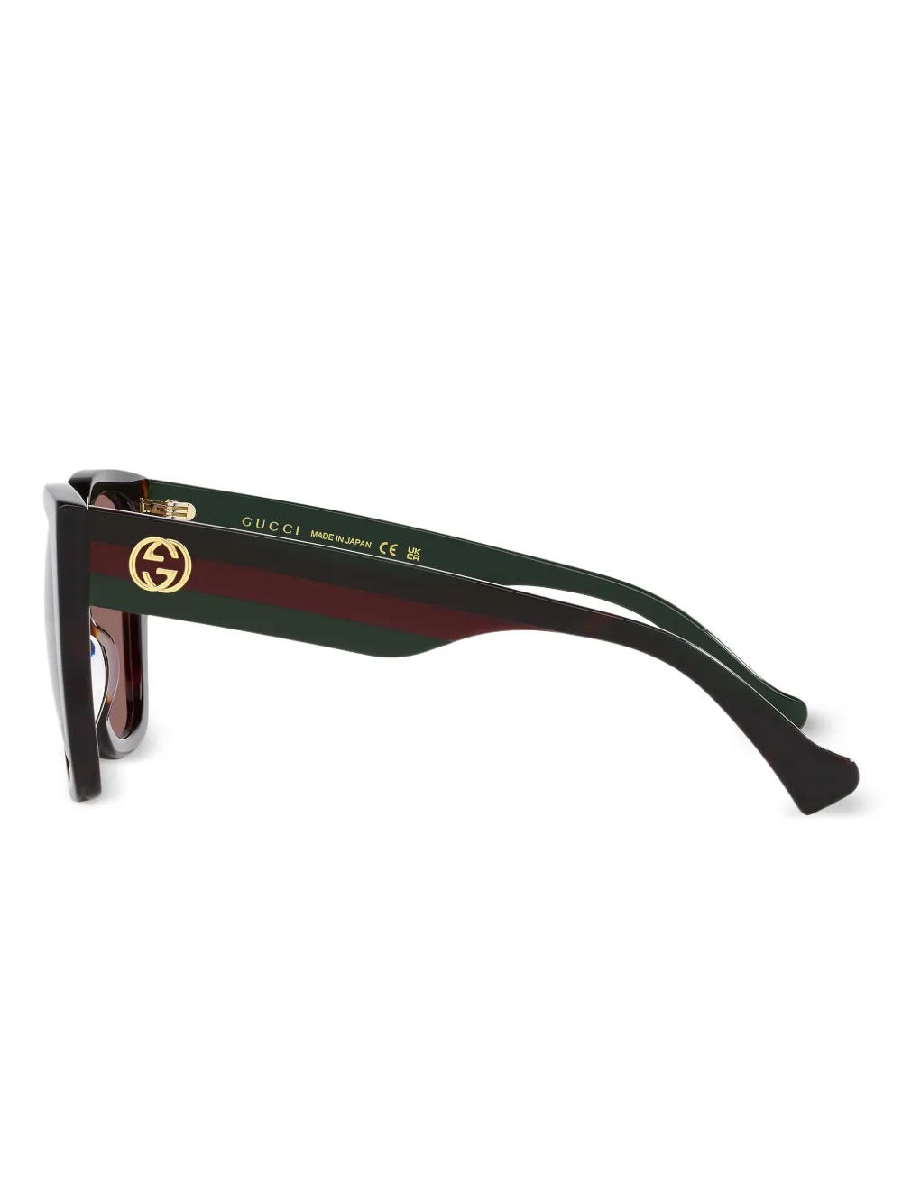 Gucci Eyewear 1300 zonnebril Bruin