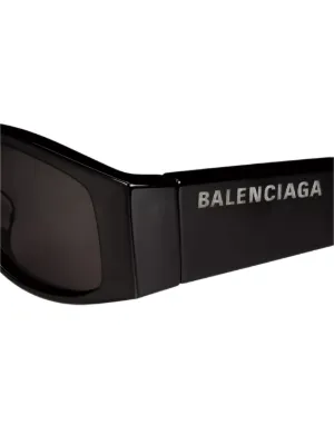 BALENCIAGA LEDロゴ サングラス ブラック Balenciaga Eyewear LED サングラス | ブラック | FARFETCH JP