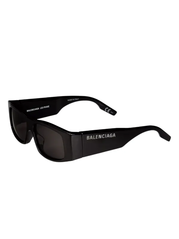 Balenciaga Eyewear LED Sunglasses | Black | FARFETCH