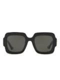 Gucci Eyewear oversize-frame sunglasses - Black
