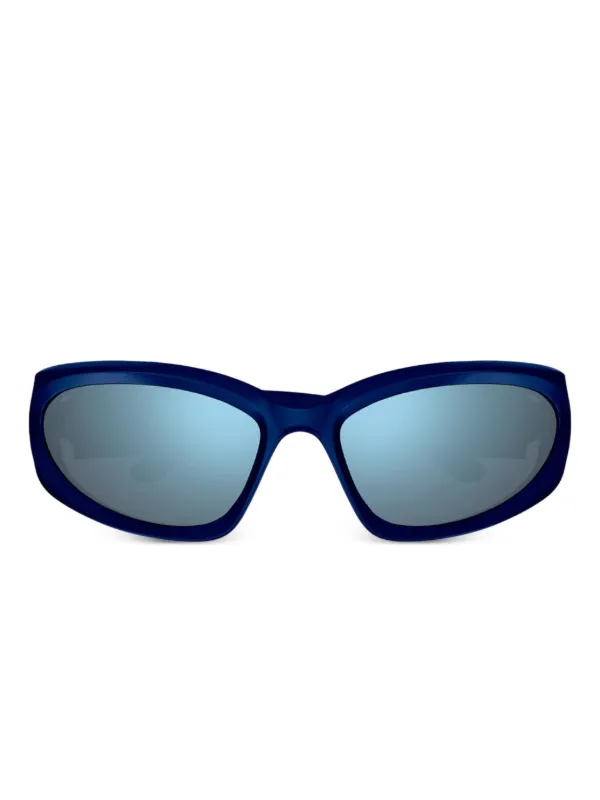 Balenciaga Eyewear Óculos De Sol Swift | Azul | FARFETCH BR