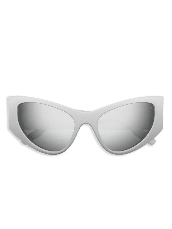 Balenciaga Eyewear Coated cat-eye Sunglasses Grey
