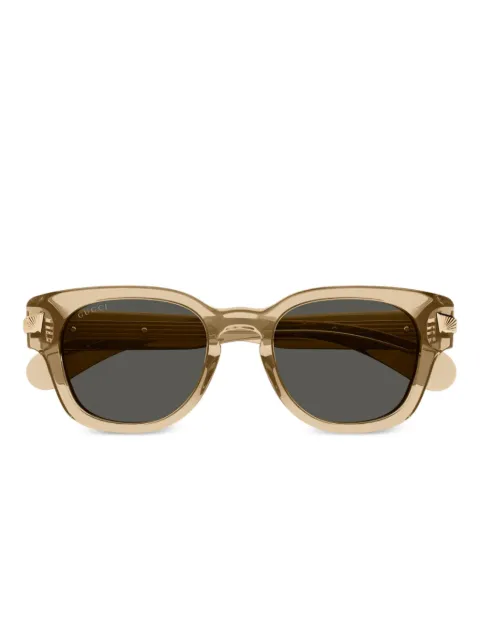 Gucci Eyewear square-frame "Beige" sunglasses