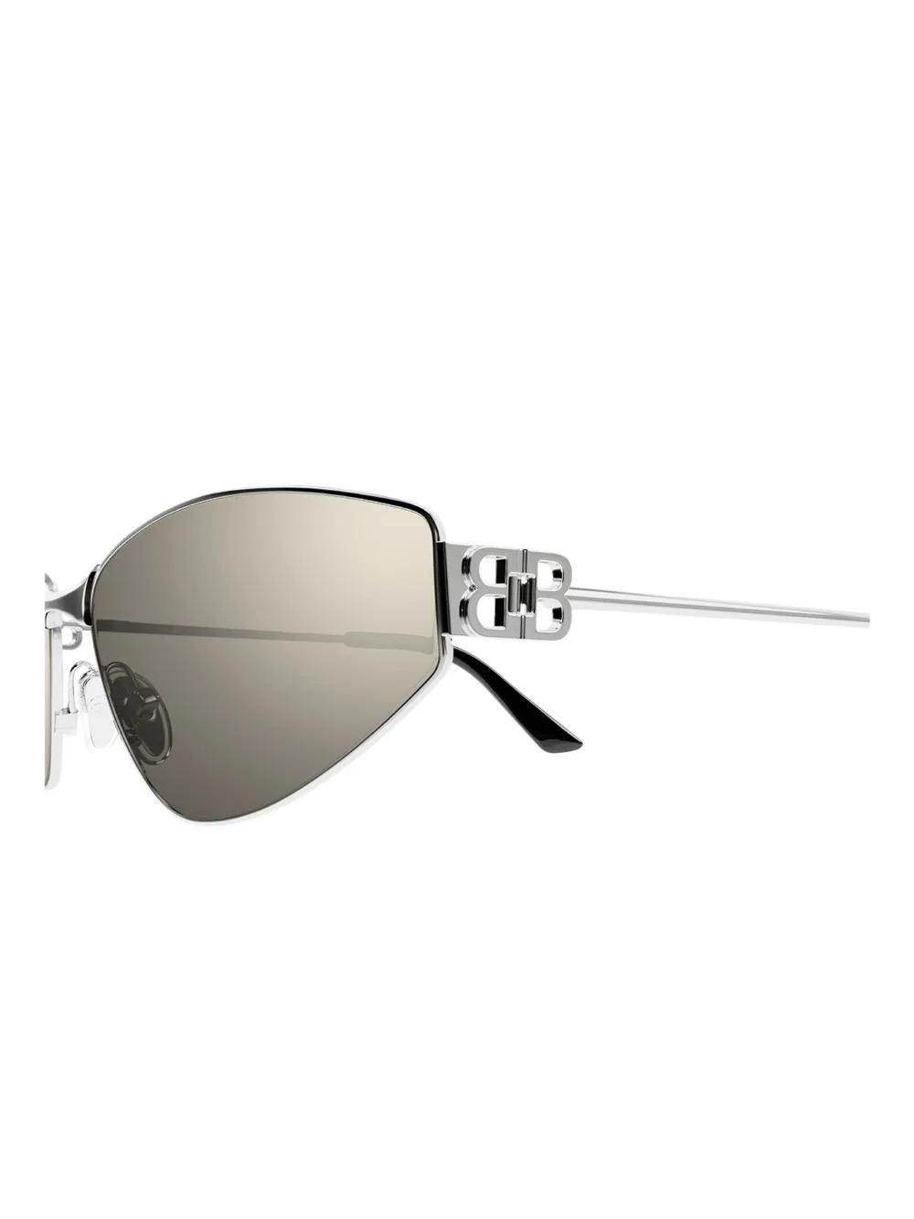 Balenciaga Eyewear Razor zonnebril met cat-eye montuur Zilver