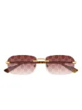 Gucci Eyewear rectangle-frame ""Brown"" sunglasses