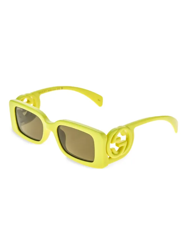 ブ*ン様 GUCCI グッチ　カラーサングラス　イエロー Gucci Eyewear GG サングラス | イエロー | FARFETCH JP