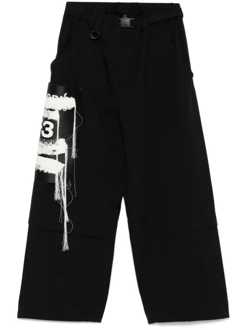 Pantalon Sport Uniform Patch 'Black' - Y-3 - Modalova