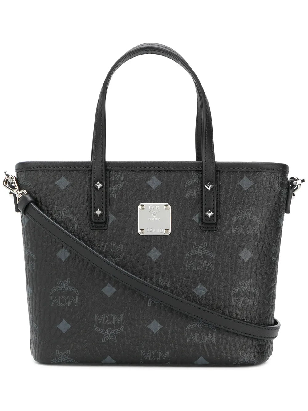 MCM Anya mini-shopper Zwart