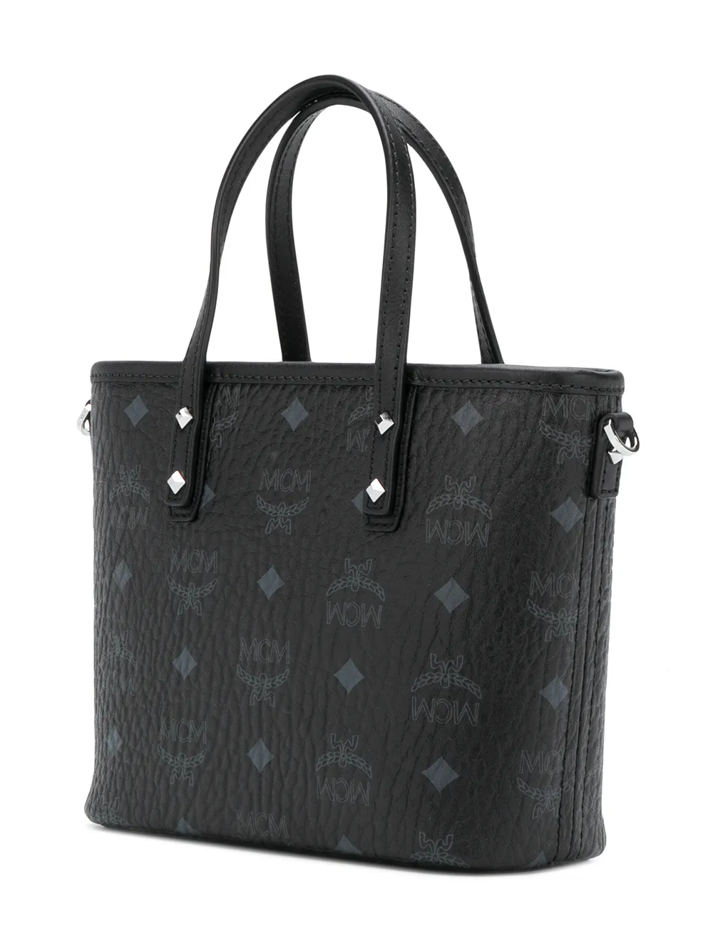 MCM Anya mini-shopper Zwart