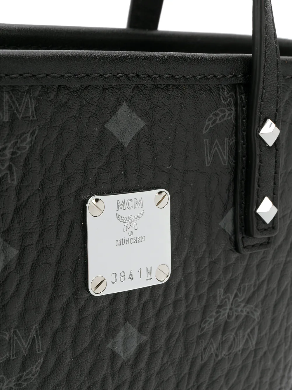 MCM Anya mini-shopper Zwart