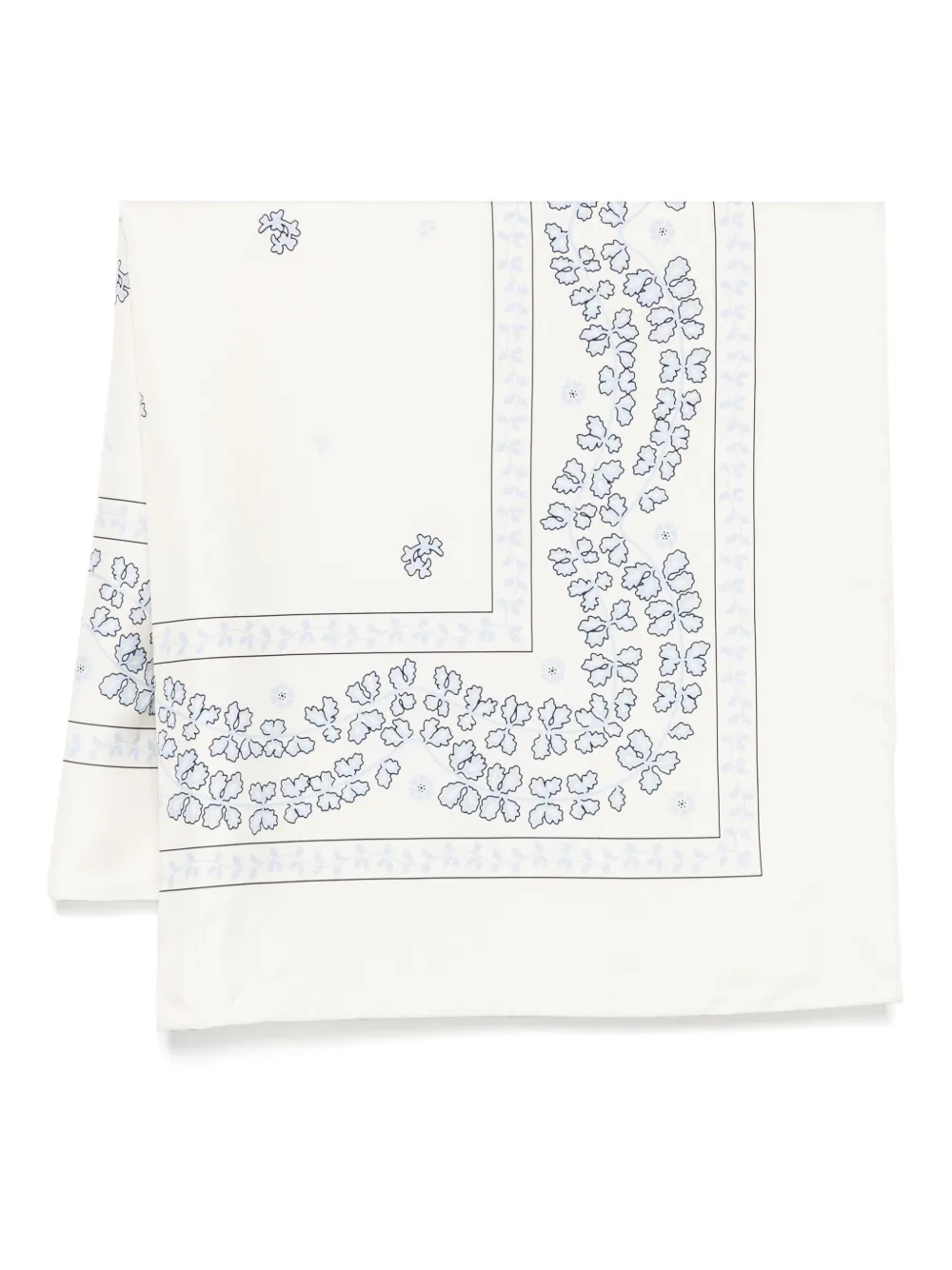 Lanvin Sjaal met bloemenprint Beige