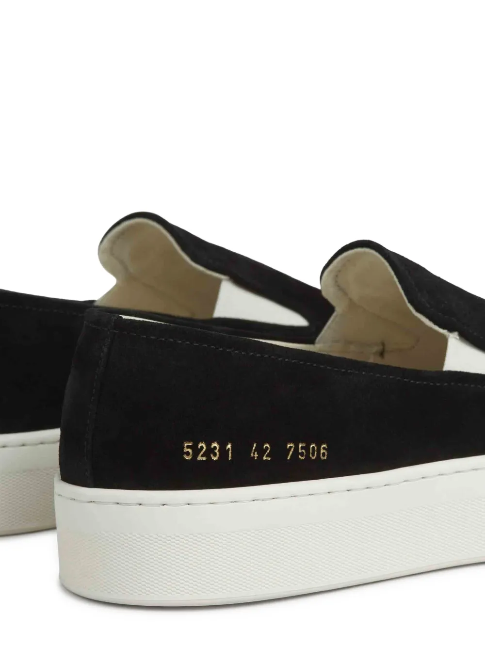 Common Projects suede sneakers Black