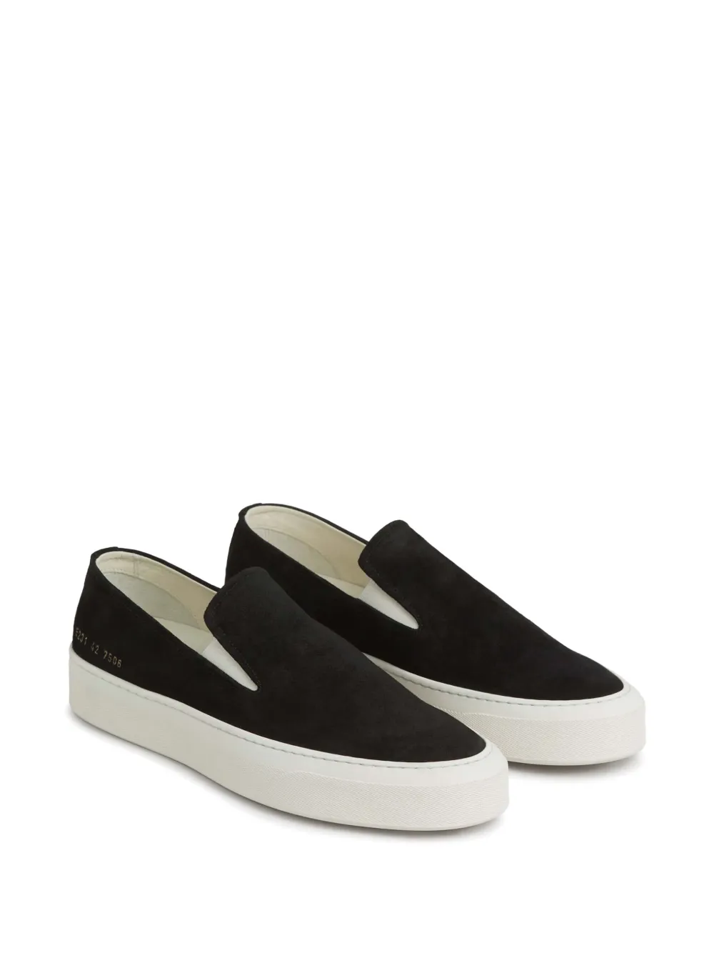 Common Projects suede sneakers Black