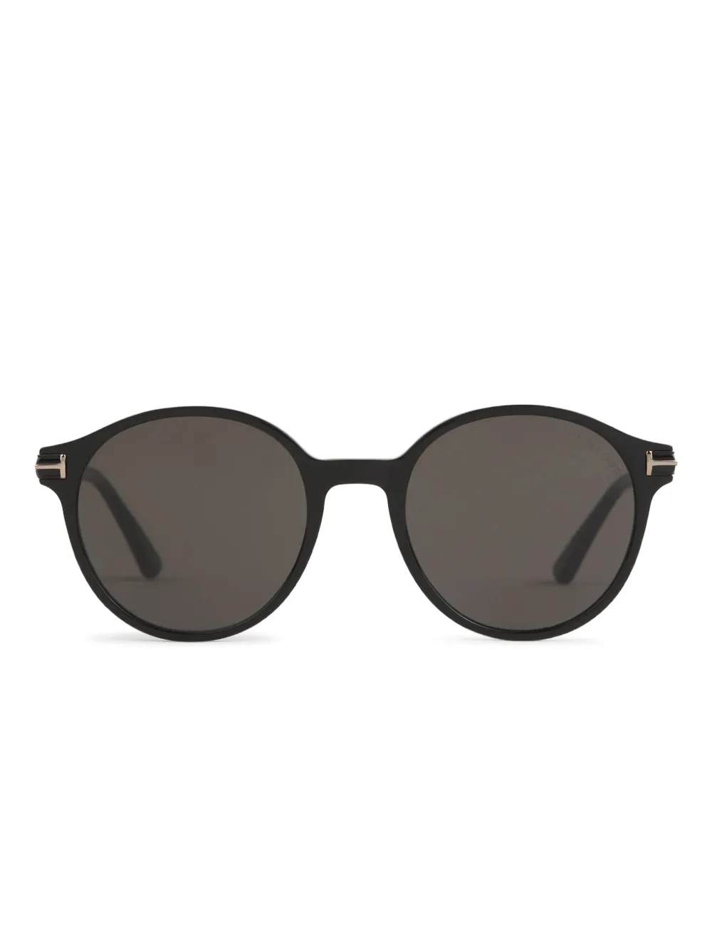 TOM FORD Eyewear Zonnebril met rond montuur Zwart