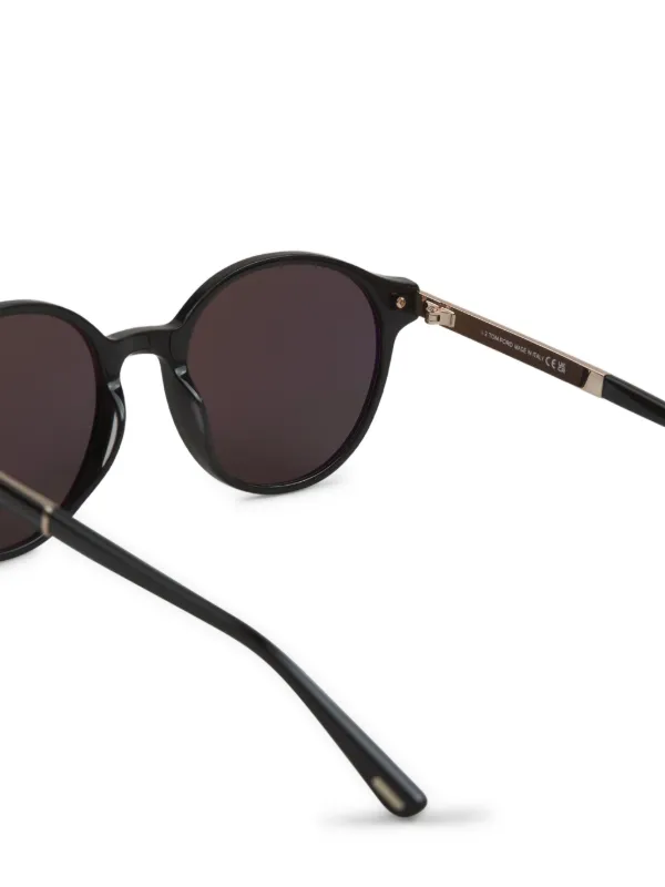 TOM FORD Eyewear ラウンドフレーム サングラス | ブラック