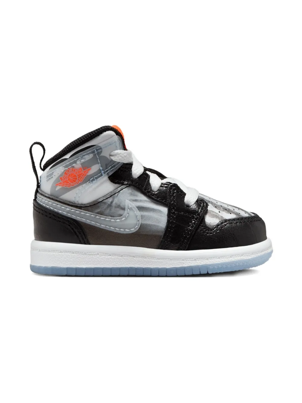 Jordan Kids Jordan 1 Mid SS "X-Ray" sneakers Grey