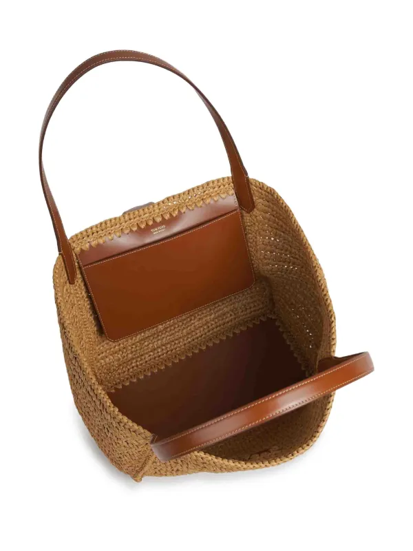 【送料&関税込】Tom Ford Brown Handbag With T Logo Detail In 送料&関税込】Tom Ford Brown Handbag With T Logo Detail In