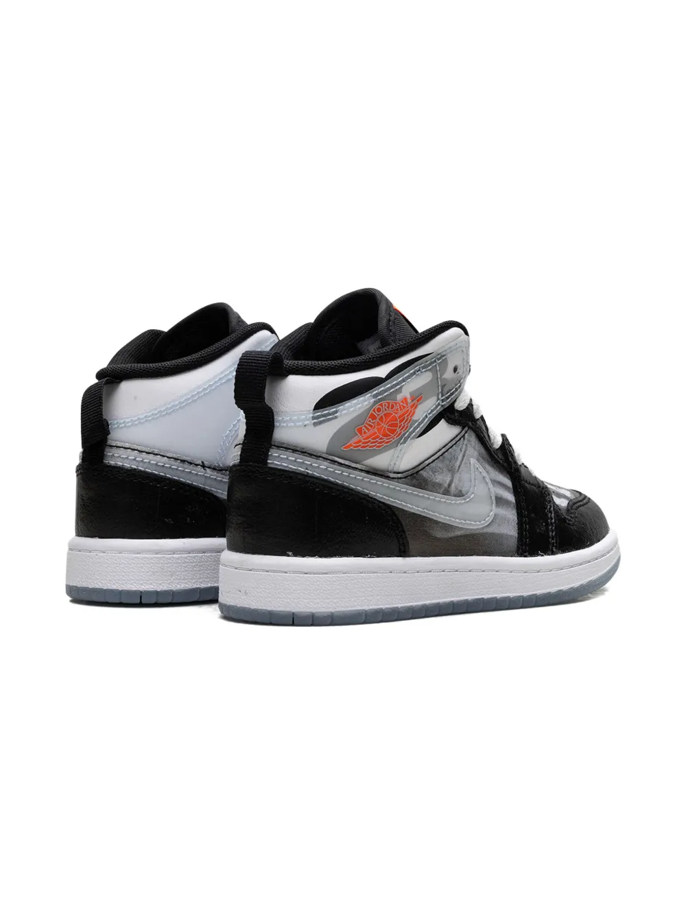 Jordan Kids Jordan 1 Mid SS "X-Ray" sneakers Zwart