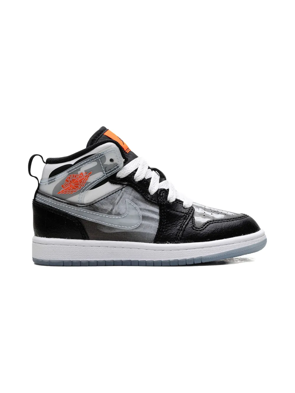 Jordan Kids Jordan 1 Mid SS "X-Ray" sneakers Zwart